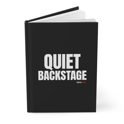 Quiet Backstage Journal - Black - Highly Vocal