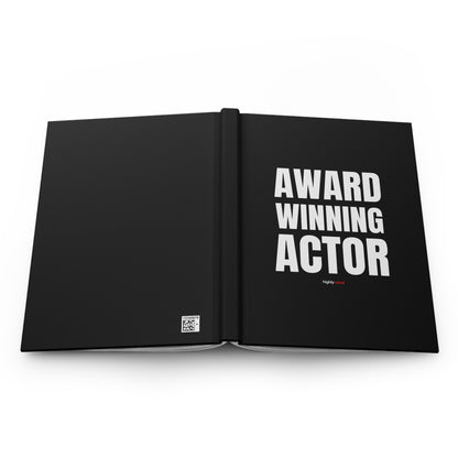 Award Winning Actor Journal