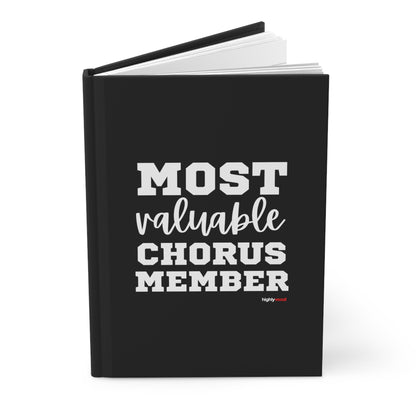 Most Valuable Chorus Member Journal - Black - Highly Vocal