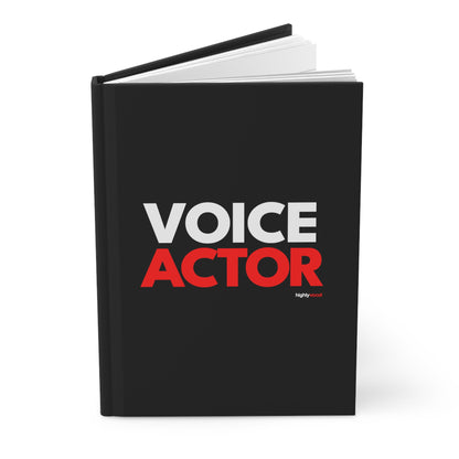 Voice Actor Journal - Black - Highly Vocal