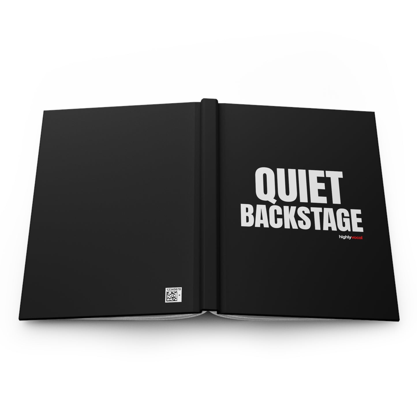 Quiet Backstage Journal - Black - Highly Vocal