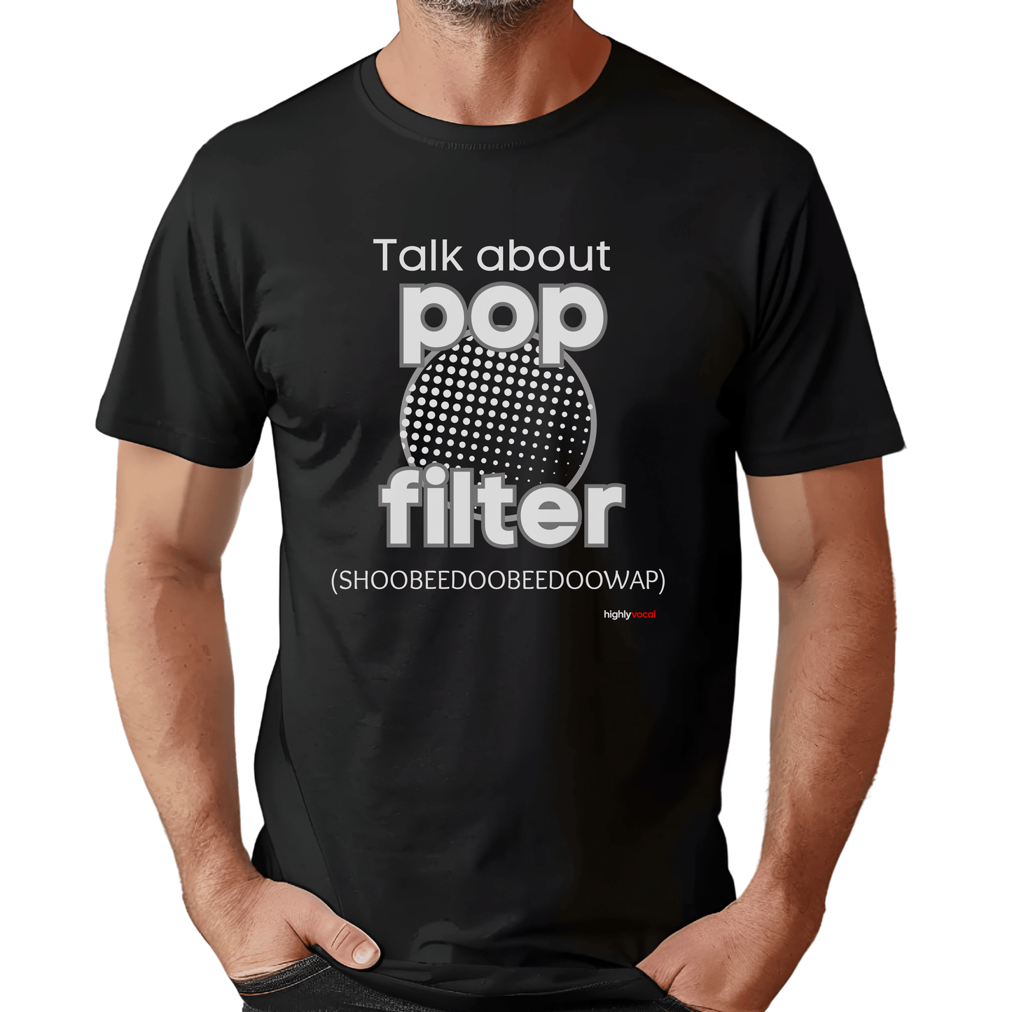 Pop Filter T-shirt - Highly Vocal