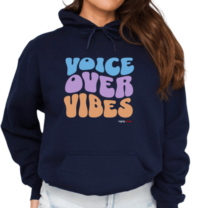 Retro Voiceover Vibes Hoodie - Highly Vocal