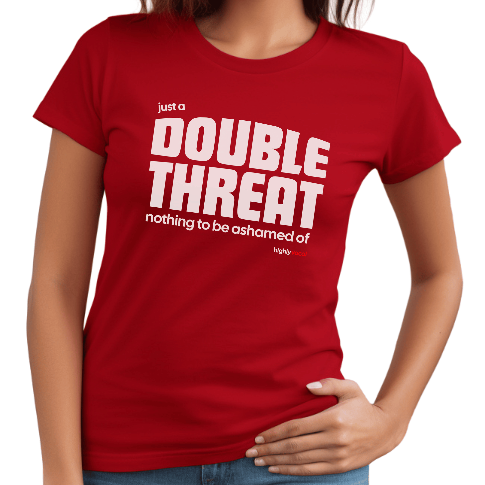 Double Threat T-shirt - Highly Vocal