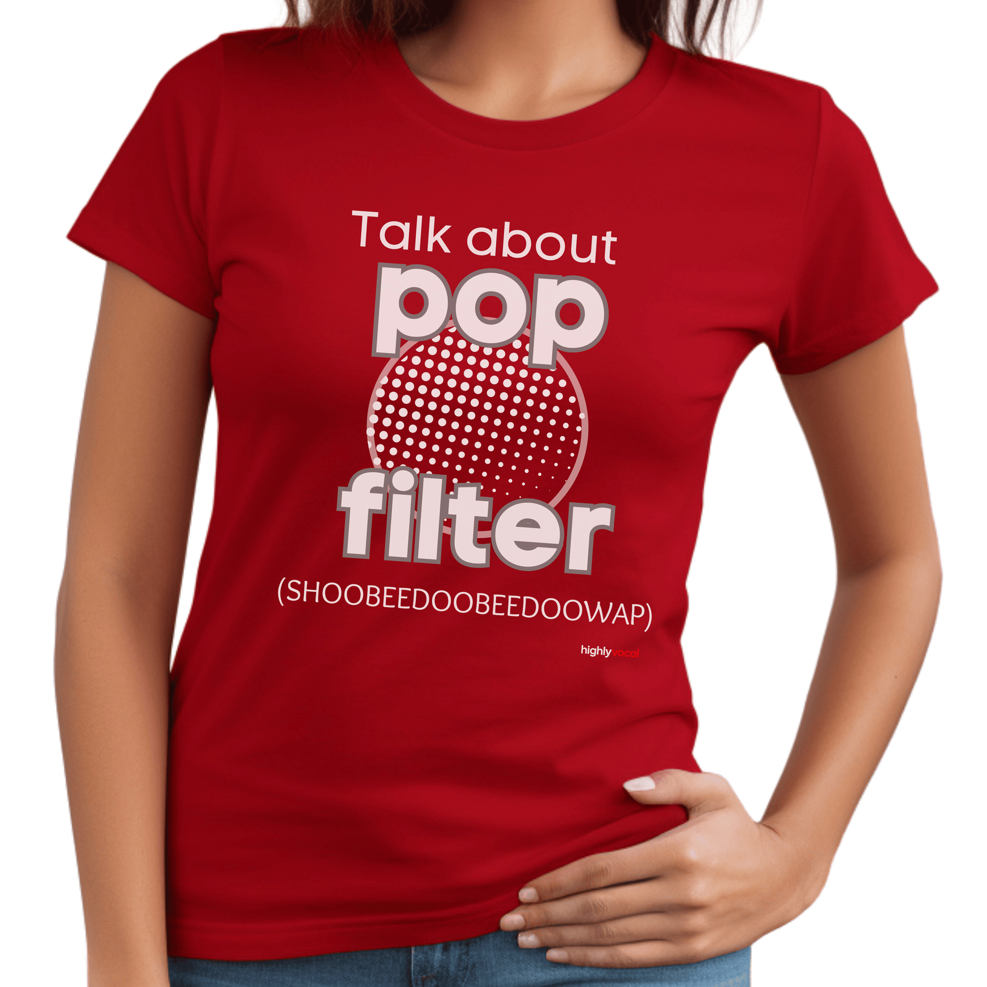 Pop Filter T-shirt - Highly Vocal