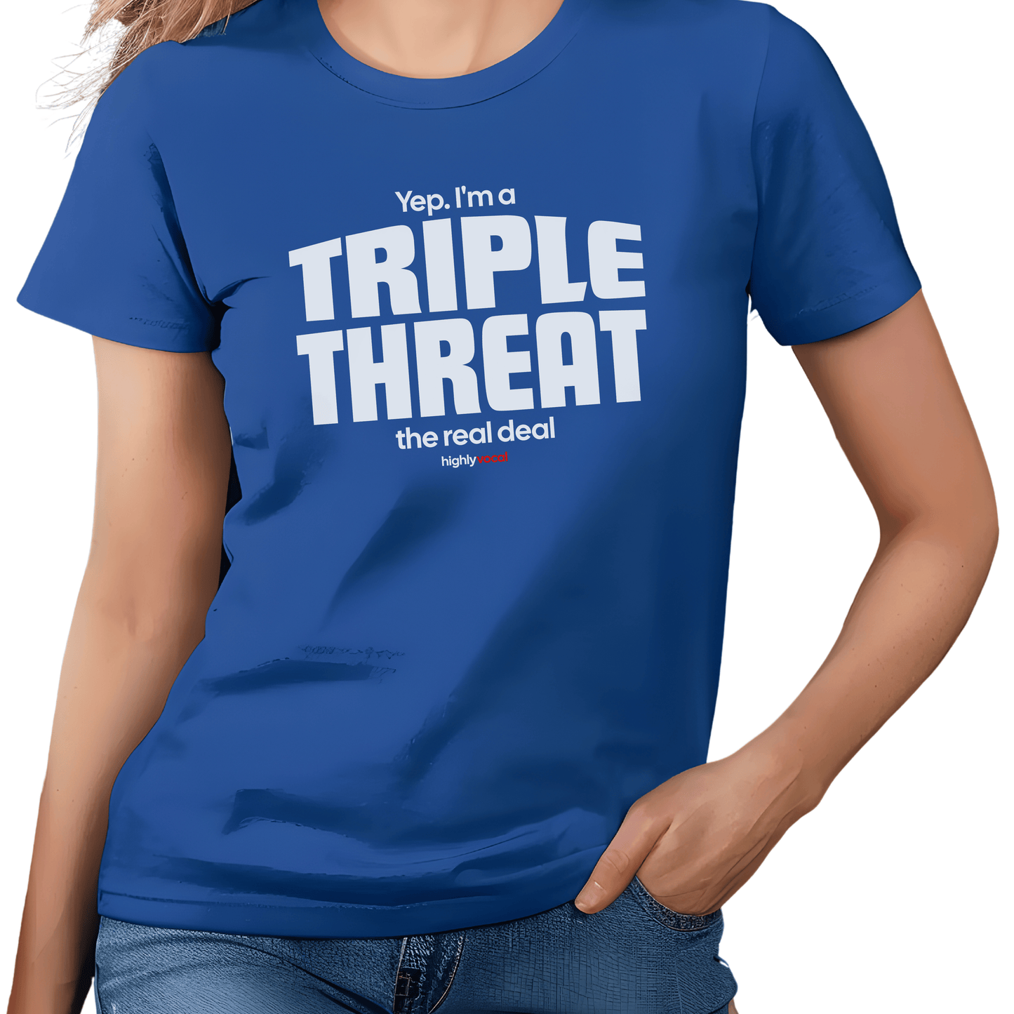 Triple Threat T-shirt - Highly Vocal