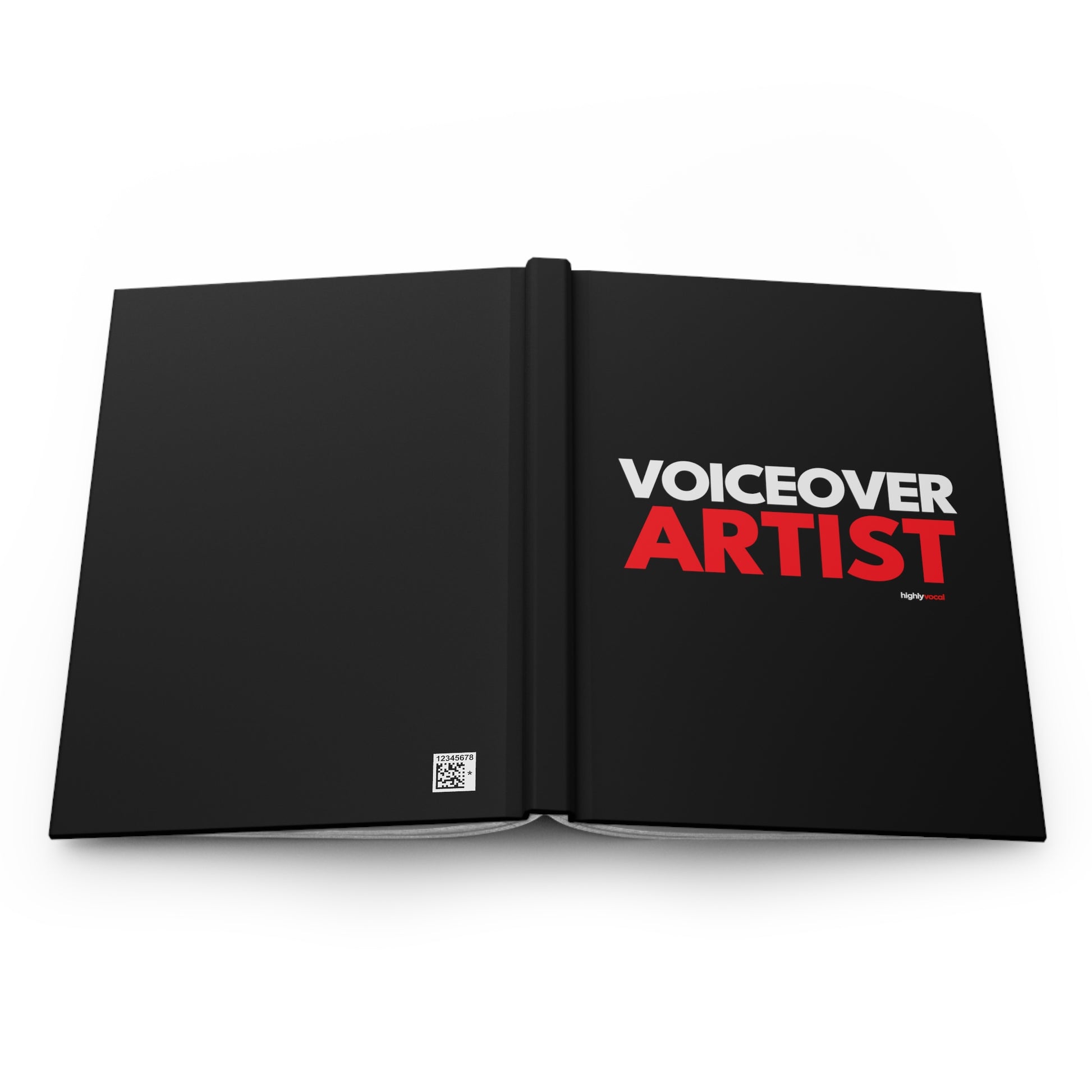 Voiceover Artist Journal - Black - Highly Vocal