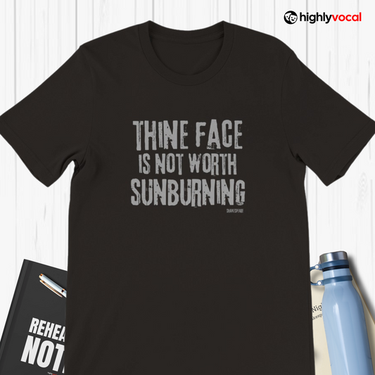 Shakespeare Sunburning T-Shirt