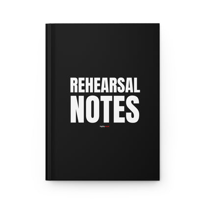 Rehearsal Notes Journal