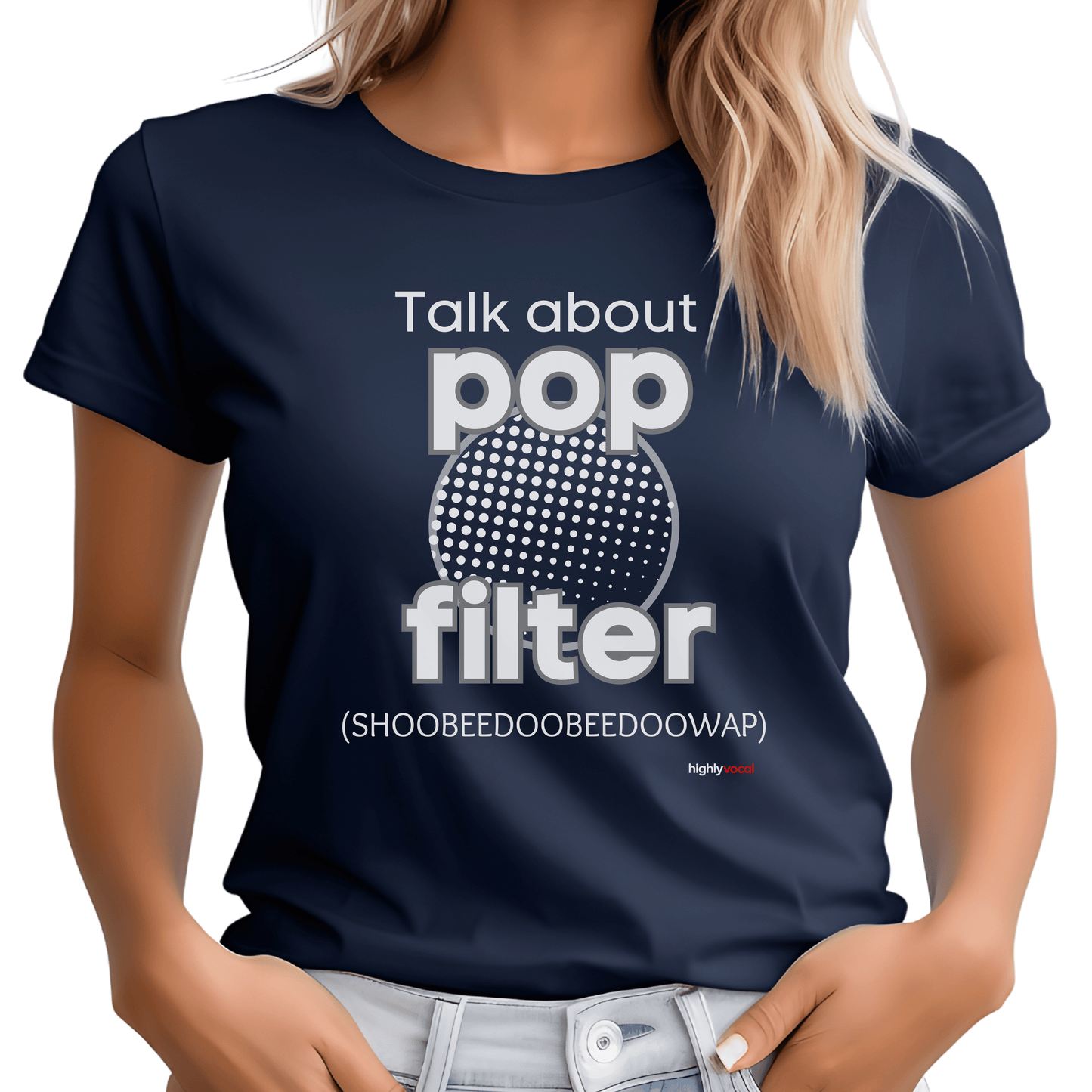 Pop Filter T-shirt - Highly Vocal