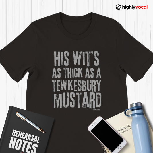 Shakespeare Mustard T-Shirt