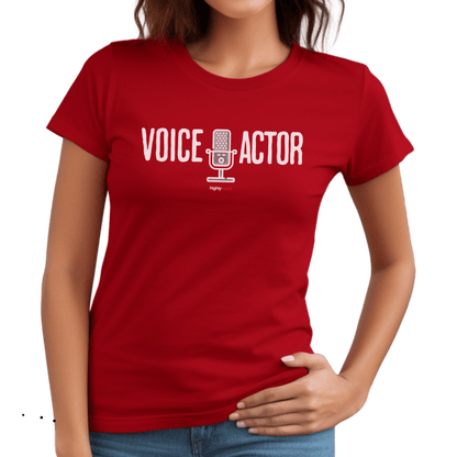 Voice Actor Mic T-shirt - Highly Vocal