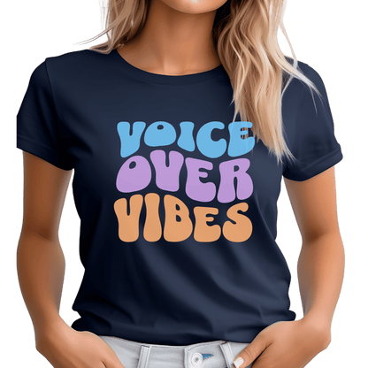 Retro Voice Over Vibes T-shirt - Highly Vocal