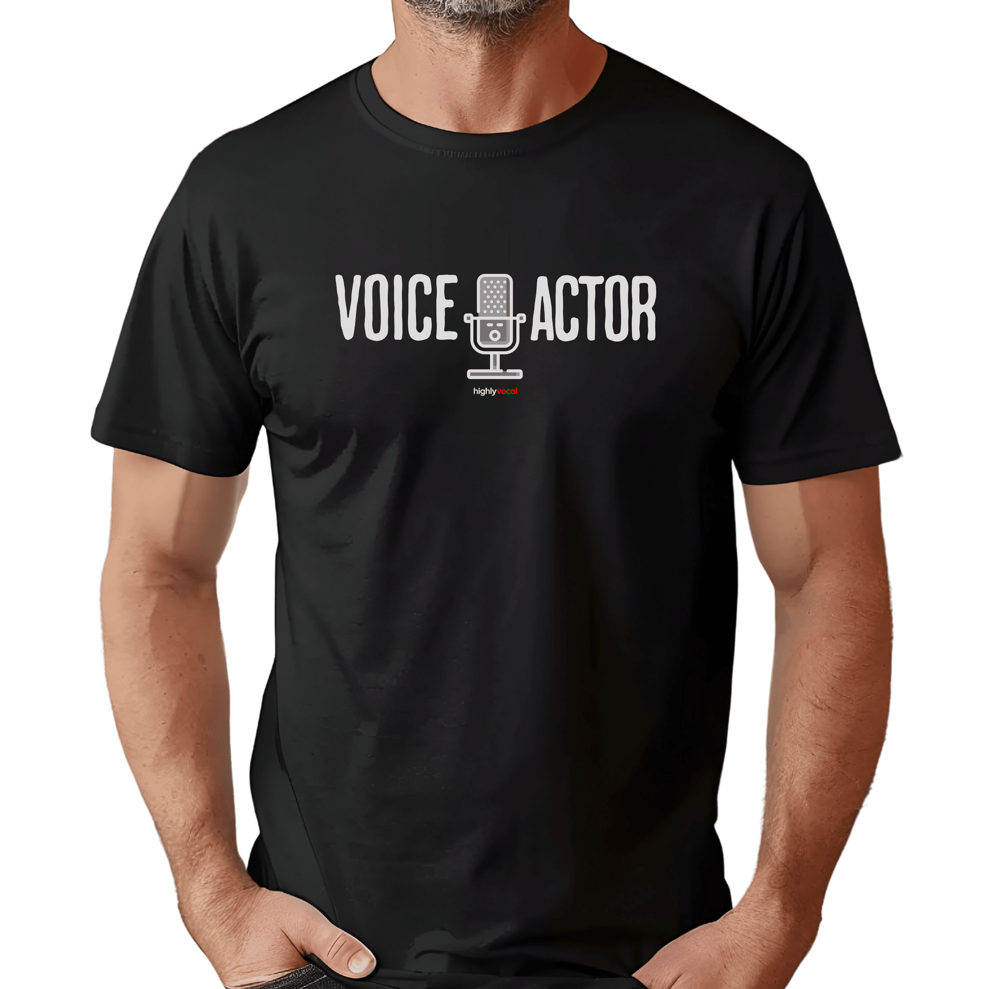 Voice Actor Mic T-shirt - Highly Vocal