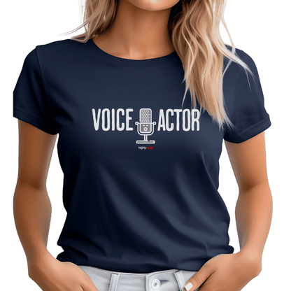 Voice Actor Mic T-shirt - Highly Vocal