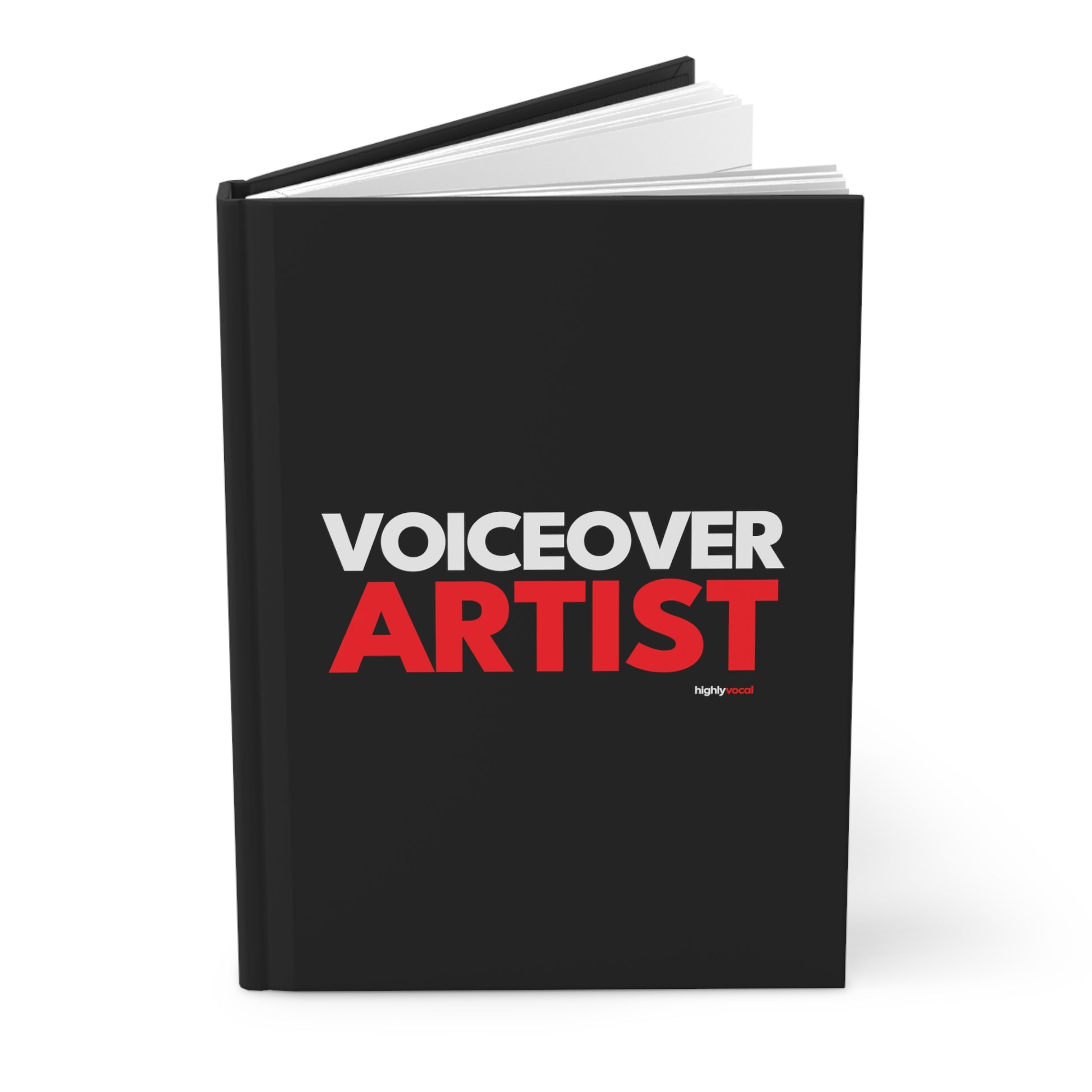 Voiceover Artist Journal - Black - Highly Vocal