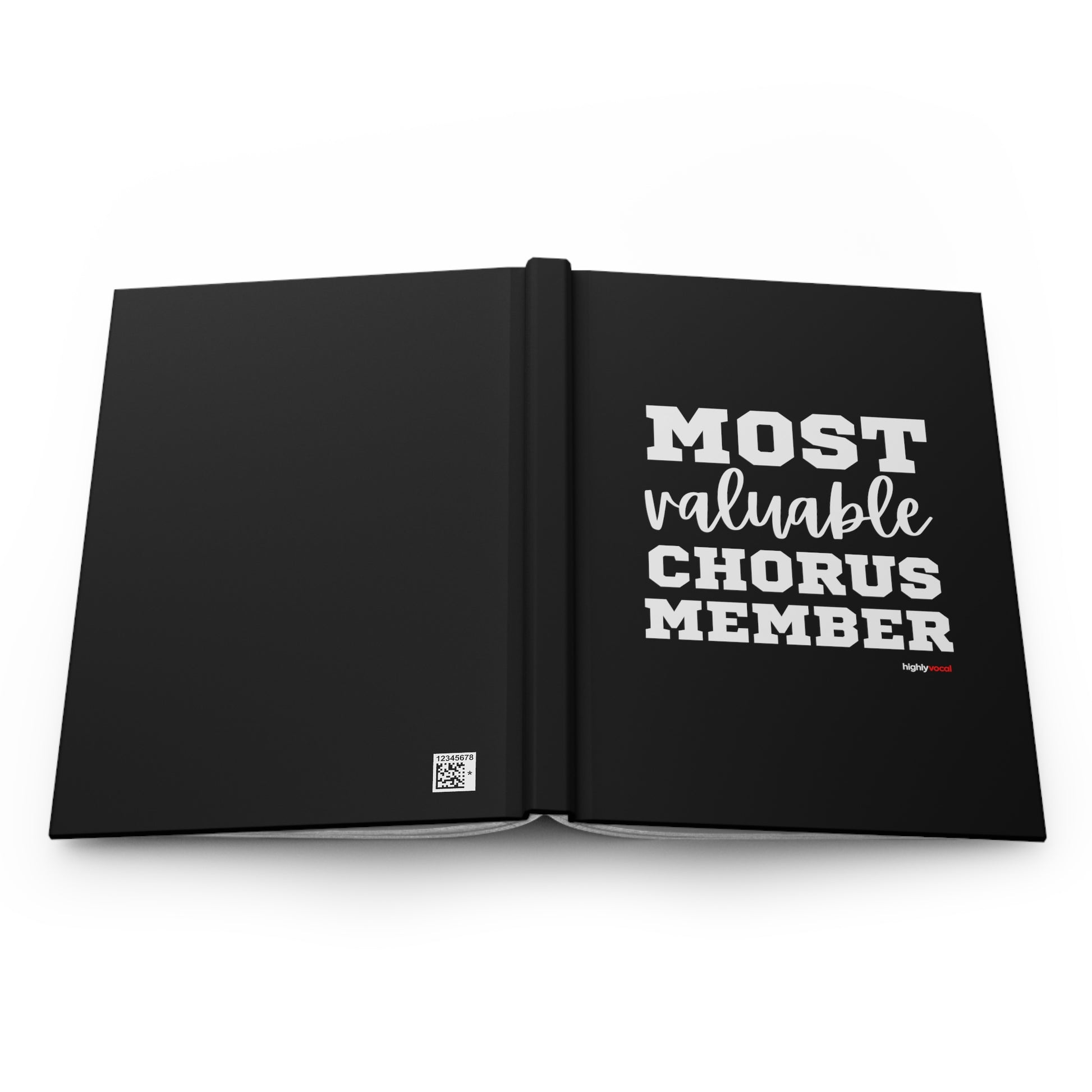 Most Valuable Chorus Member Journal - Black - Highly Vocal