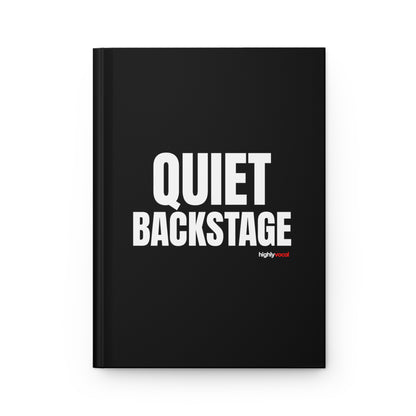 Quiet Backstage Journal - Black - Highly Vocal