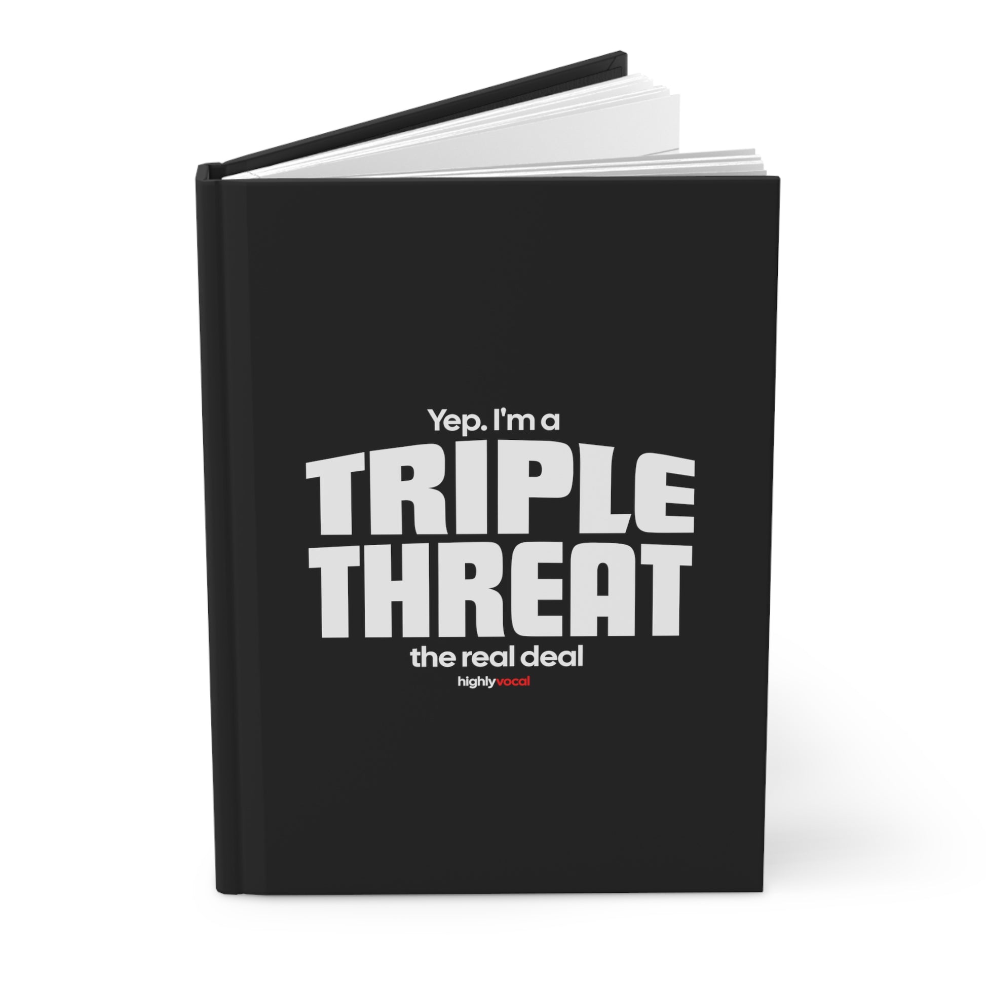 Triple Threat Journal - Black - Highly Vocal