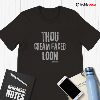 Shakespeare Cream faced Loon T-Shirt