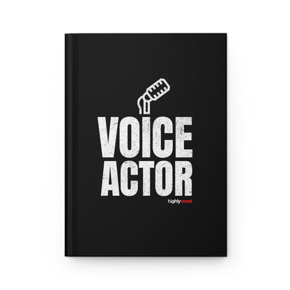 Voice Actor Journal - Black - Highly Vocal