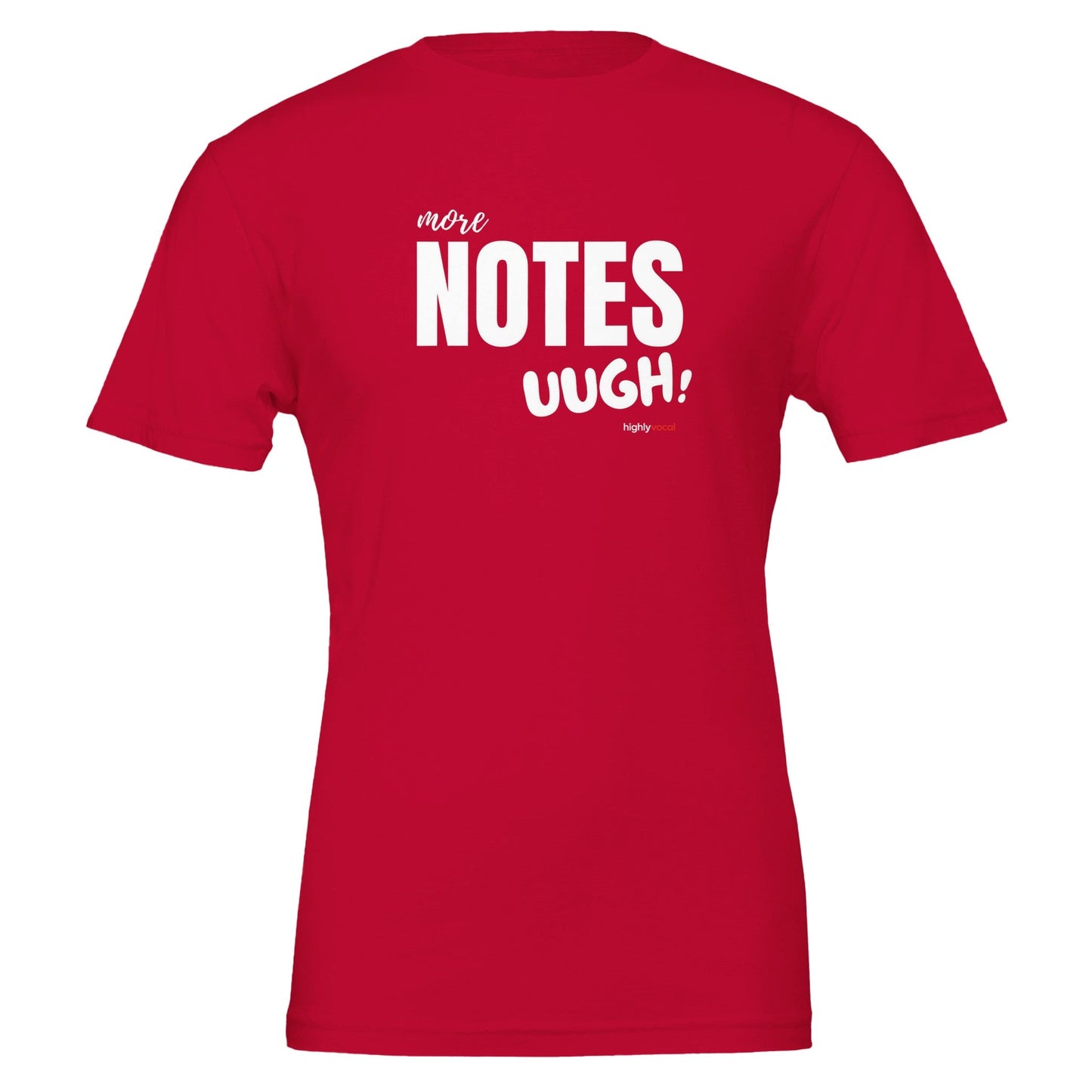 Actor Notes T - Shirt for Actors and Theatre Lovers - Highly Vocal