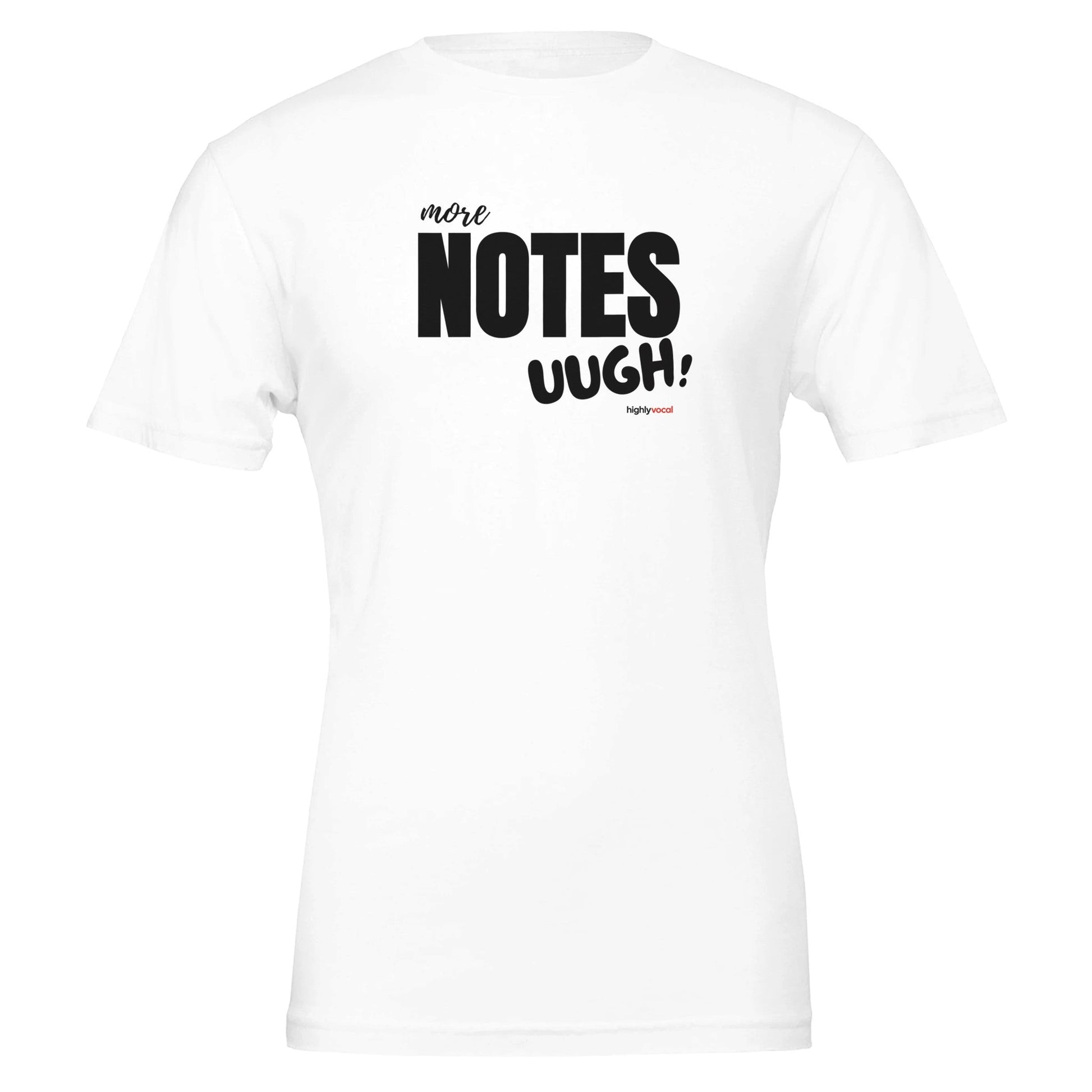 Actor Notes T - Shirt for Actors and Theatre Lovers - Highly Vocal