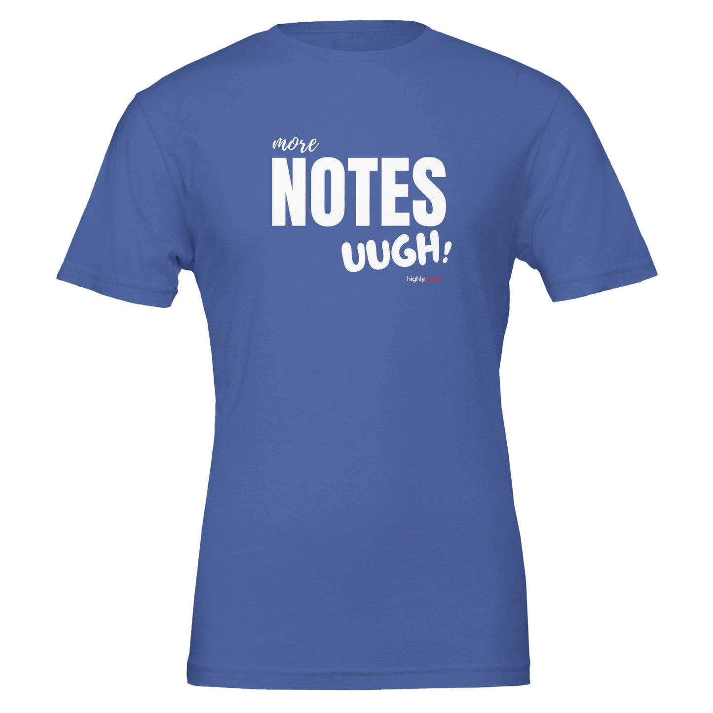 Actor Notes T - Shirt for Actors and Theatre Lovers - Highly Vocal