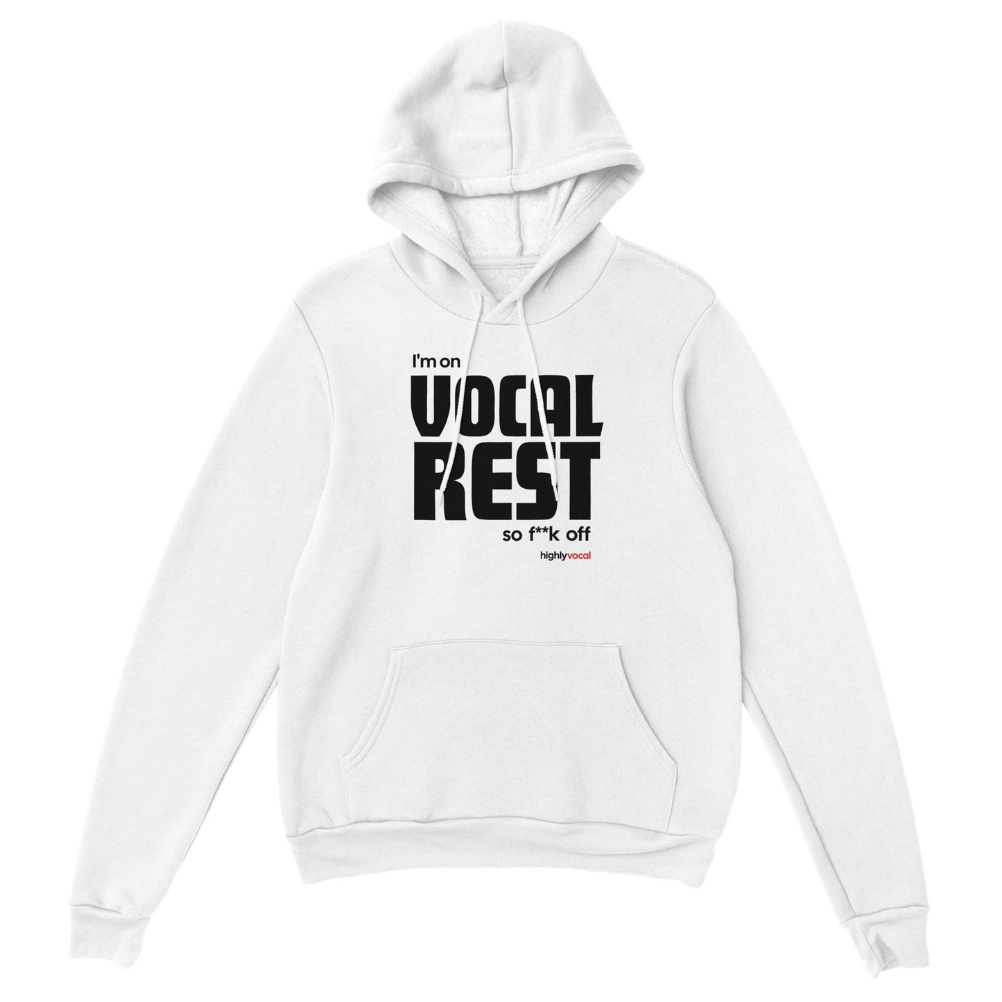 Actor Vocal Rest Hoodie for Theatre Lovers - Highly Vocal