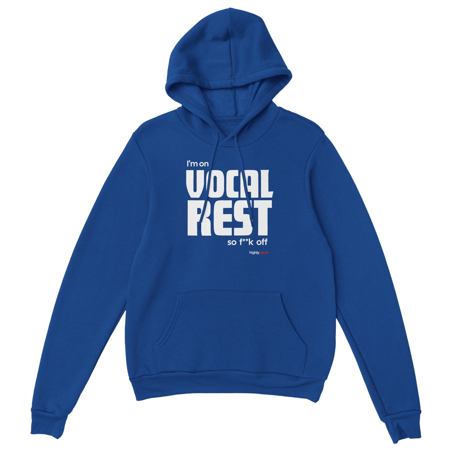 Actor Vocal Rest Hoodie for Theatre Lovers - Highly Vocal