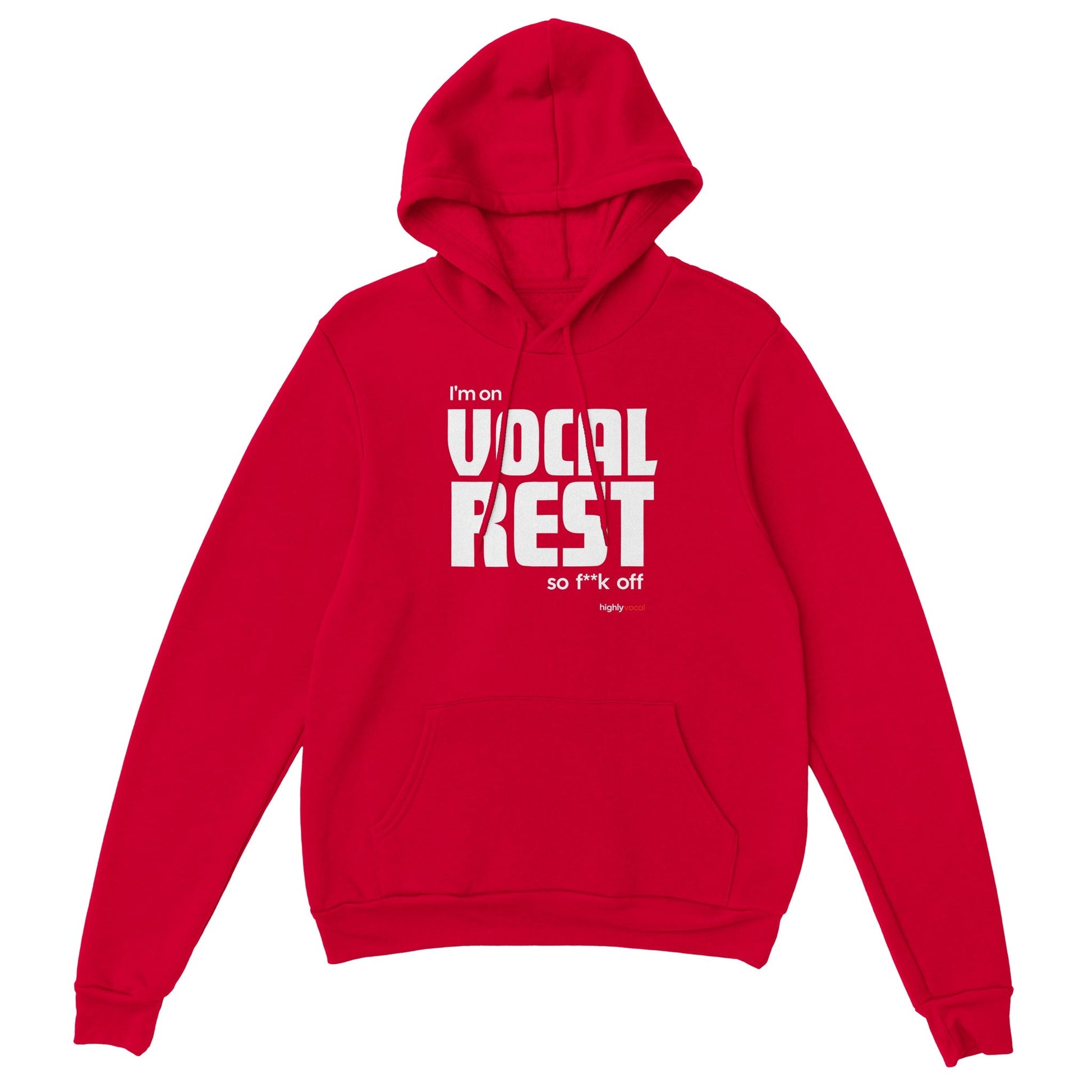 Actor Vocal Rest Hoodie for Theatre Lovers - Highly Vocal