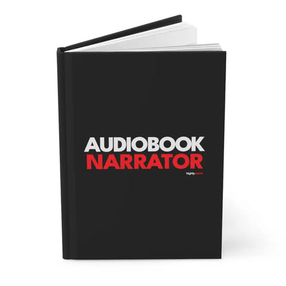 Audiobook Narrator Journal - Black - Highly Vocal