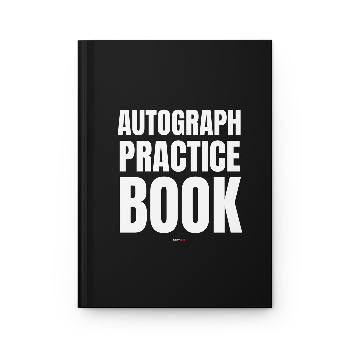 Autograph Practice Journal