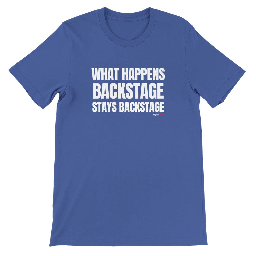 Backstage T-Shirt - Print Material