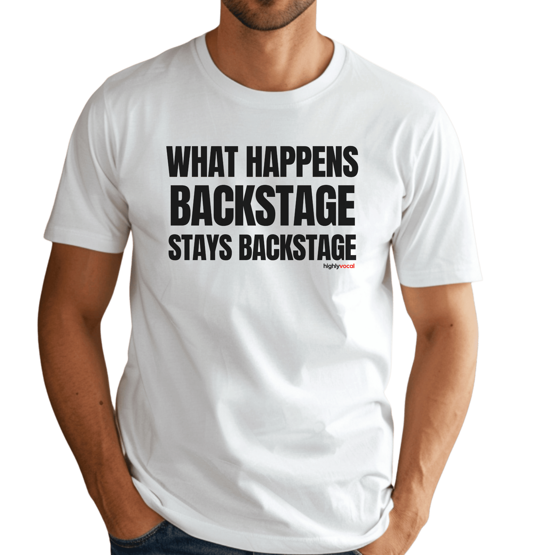 Backstage T-Shirt - Print Material