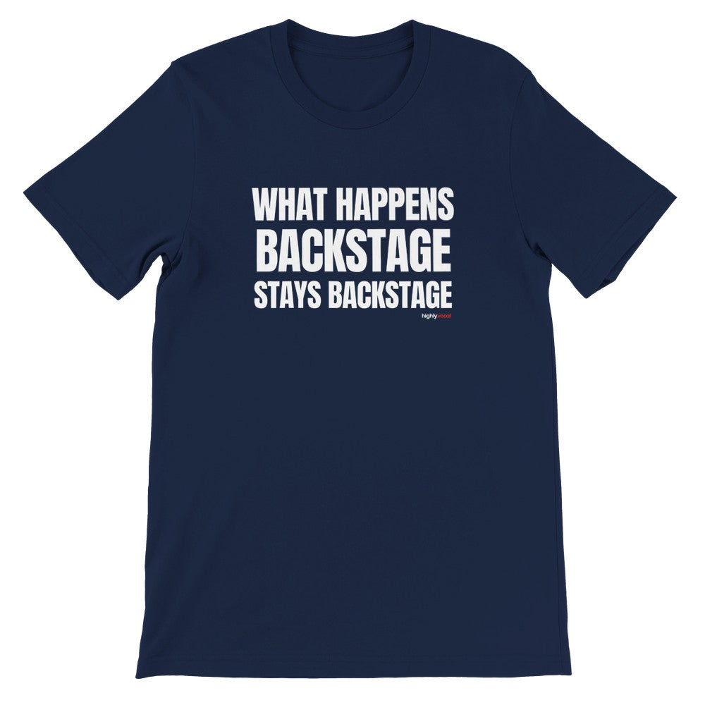 Backstage T-Shirt - Print Material