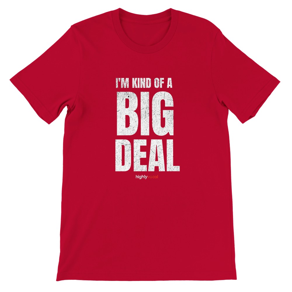 Big Deal T-Shirt T-Shirt - Red / S - Print Material