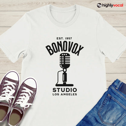 Bonovox T - Shirt for Voice Actors and Voiceovers - Highly Vocal