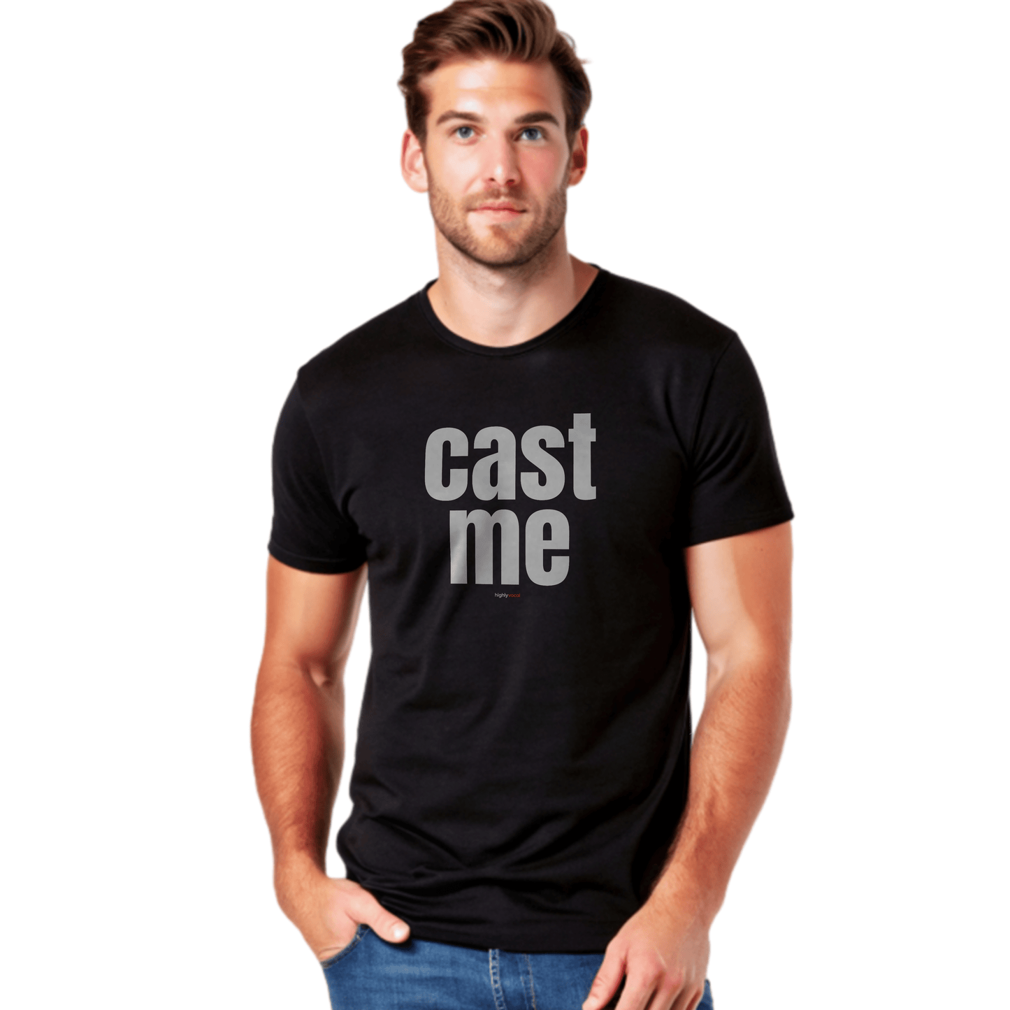 Cast Me T-Shirt for Actors and Musical Theatre Lovers - Highly Vocal