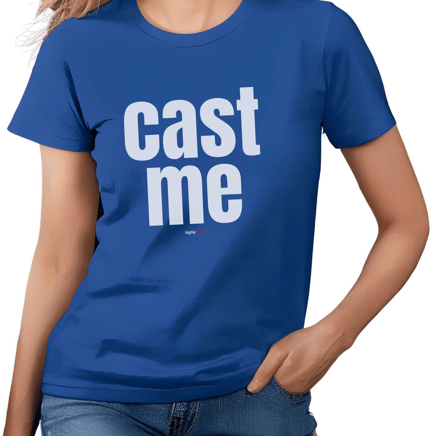 Cast Me T-Shirt - Print Material