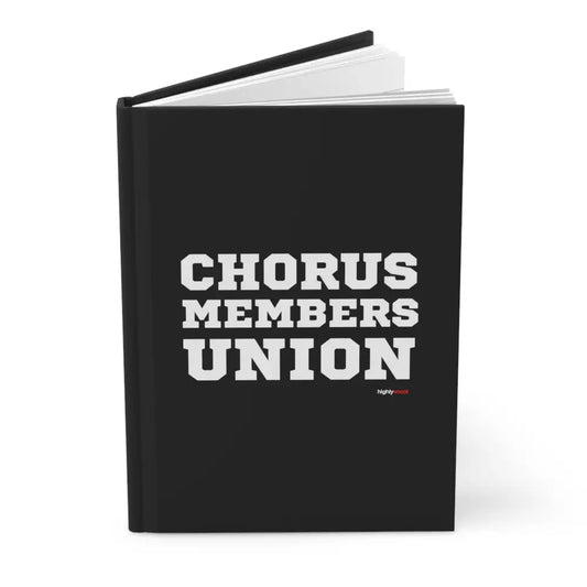 Chorus Members Union Journal - Black - Highly Vocal