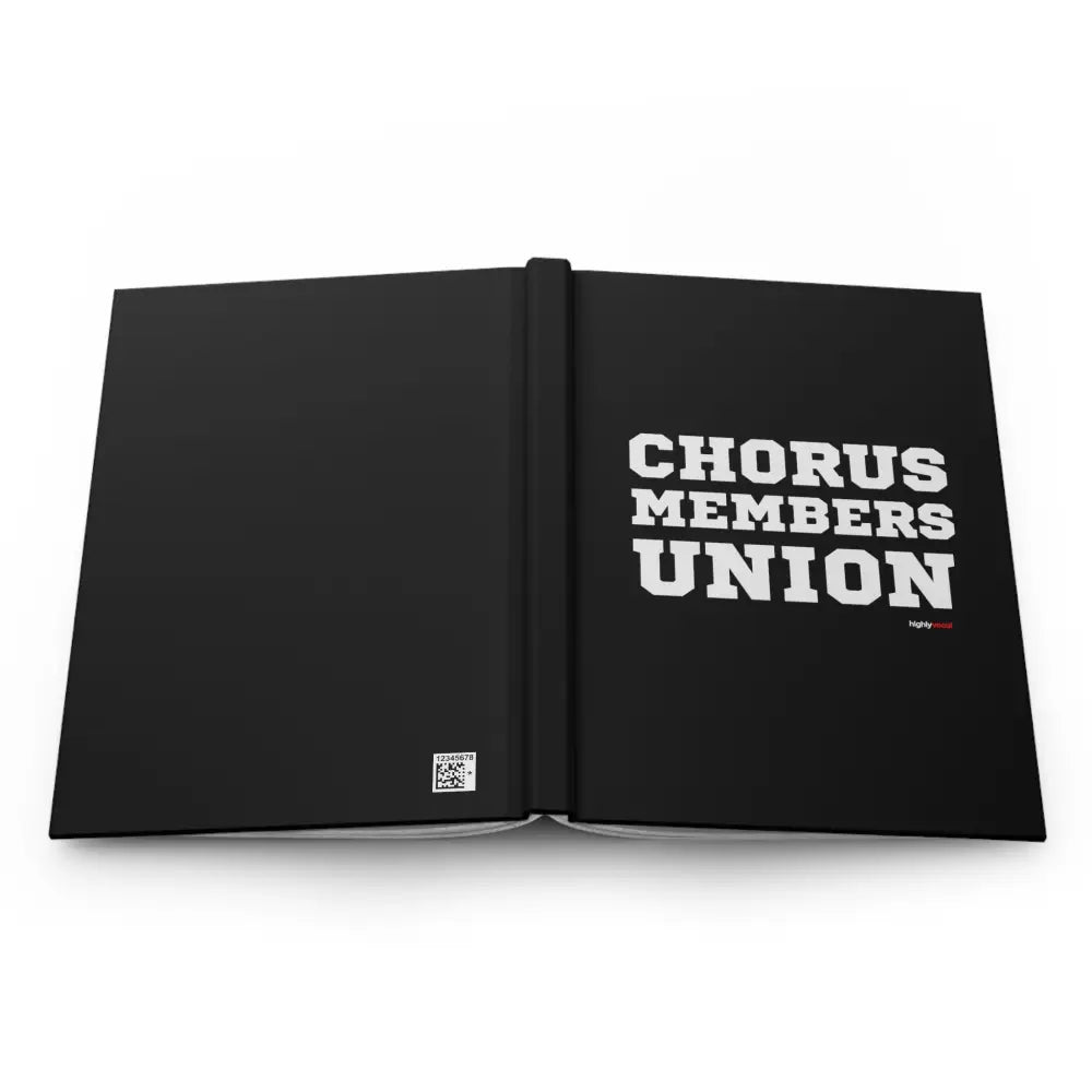 Chorus Members Union Journal - Black - Highly Vocal