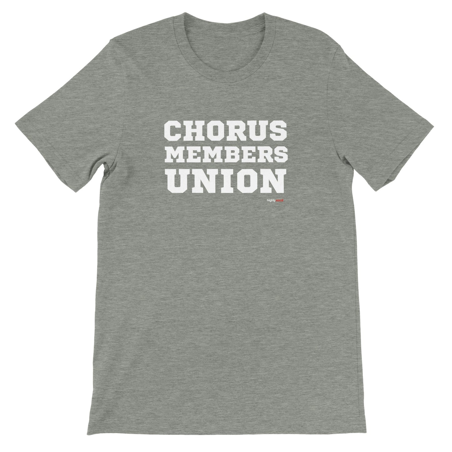 Chorus Member’s Union T-Shirt - Athletic Heather / S - Print Material