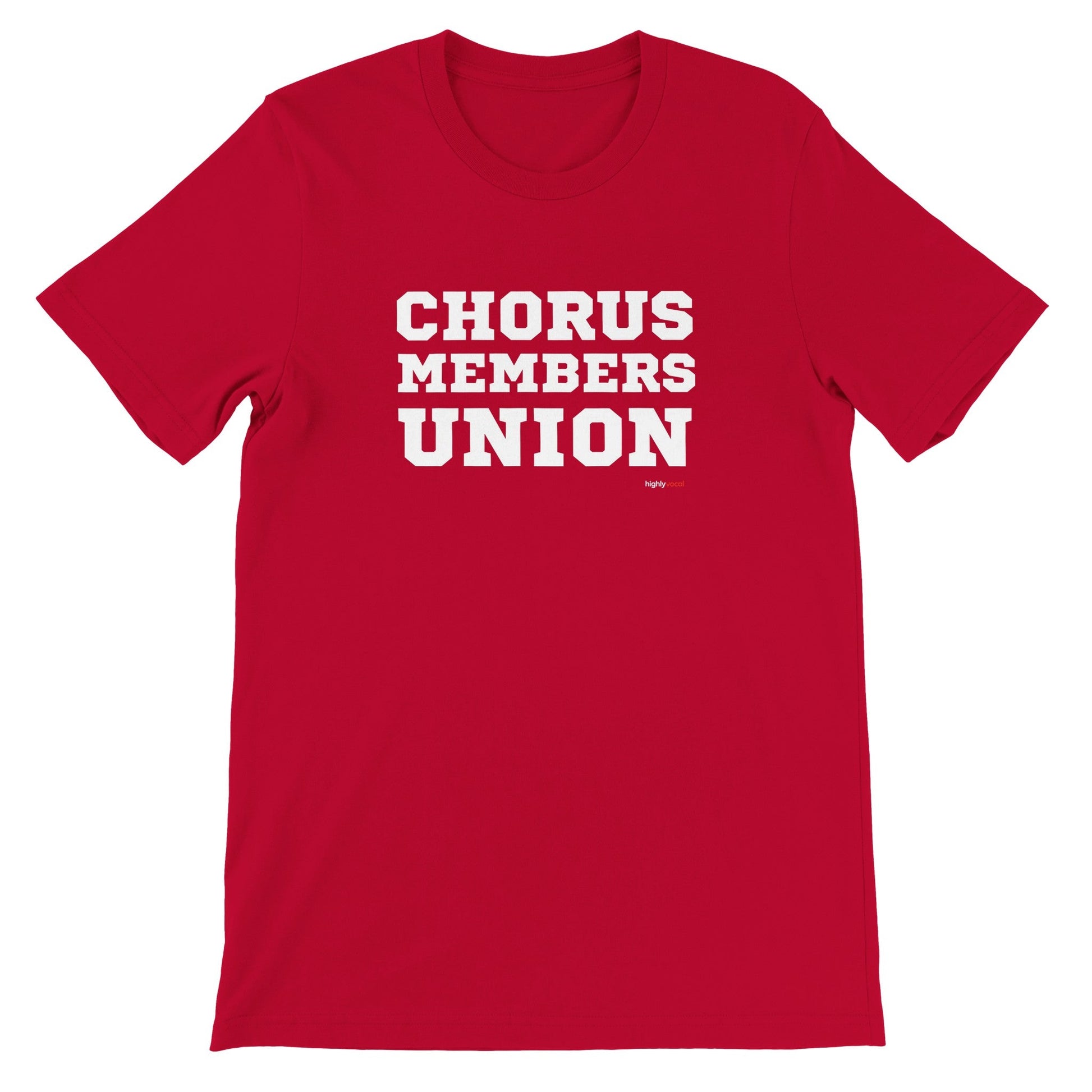 Chorus Member’s Union T-Shirt - Red / S - Print Material