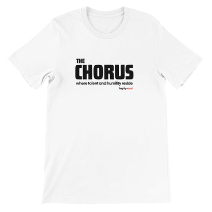 Chorus T-Shirt - White / S - Print Material