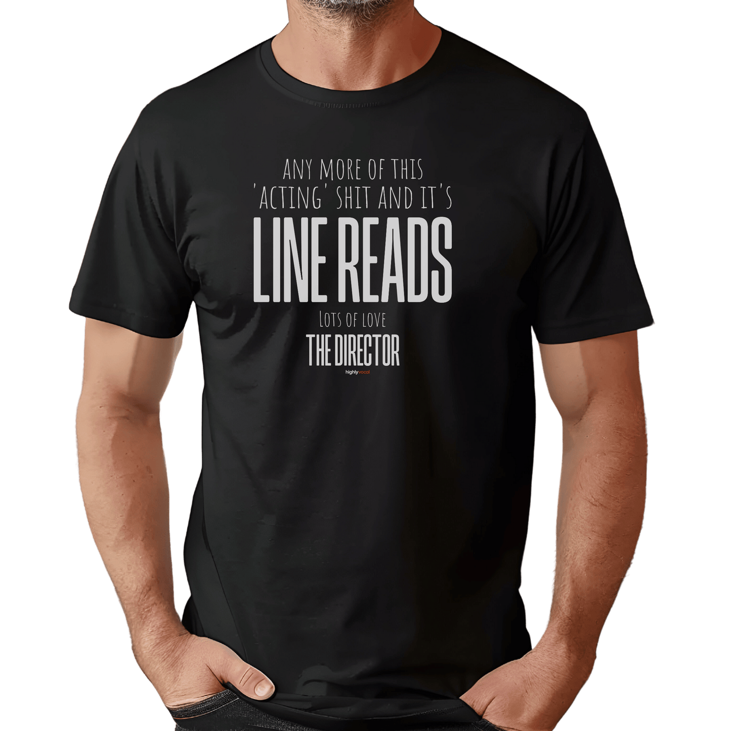 Director Line Reads T-Shirt - Print Material