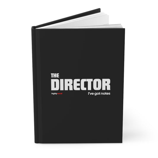 Director Notes Journal for Actors and Music Theatre Lovers - Highly Vocal