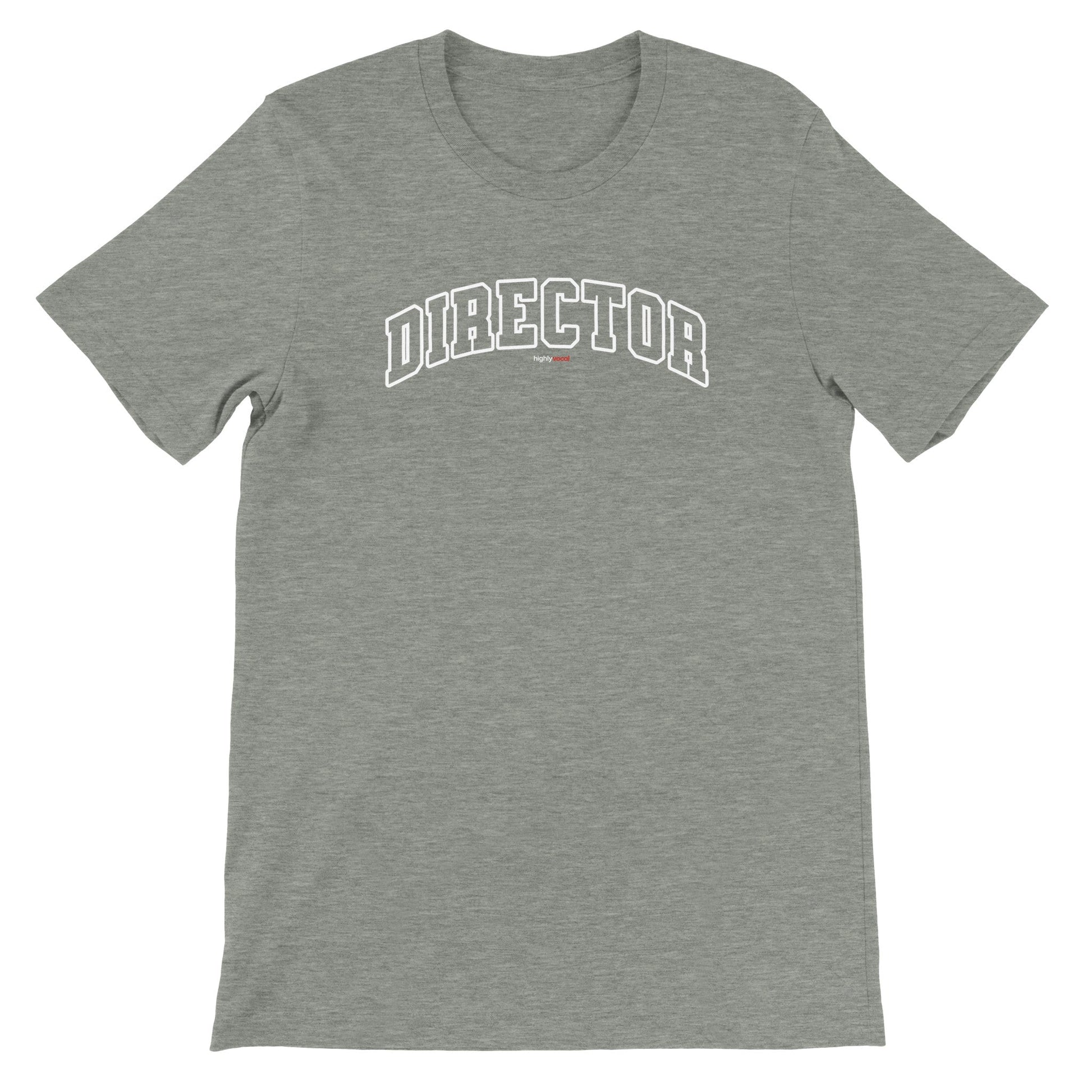 Director Varsity Style T-Shirt - Athletic Heather / S - Print Material