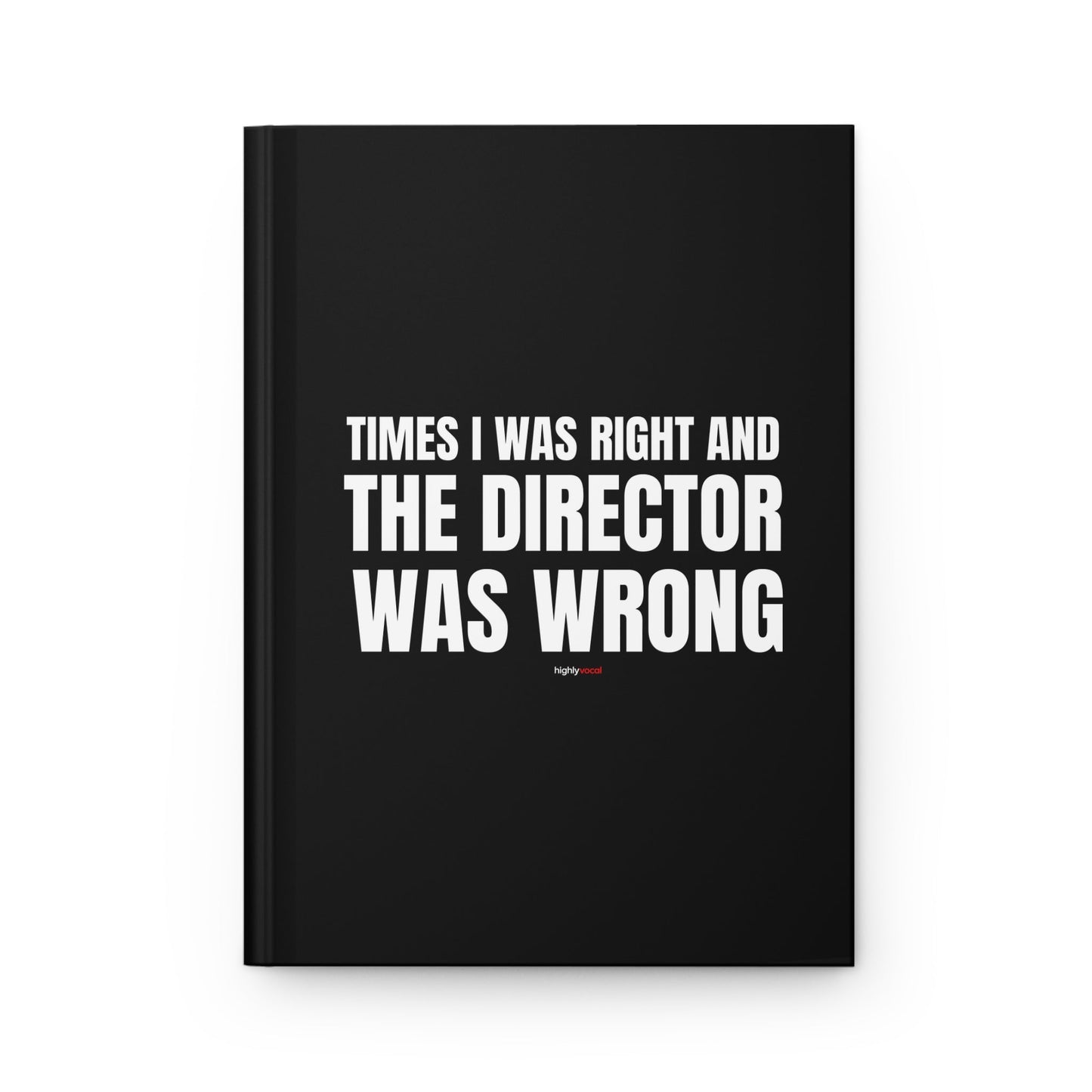 Director Was Wrong Journal