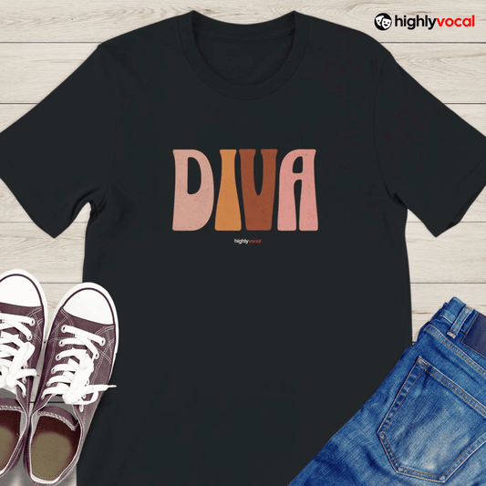 DIVA T - Shirt for Actors and Theatre Lovers - Highly Vocal